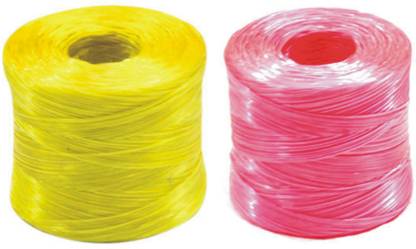 Pretail Plastic Rope Strings (Sutli-Rassi-Dori) - Extra Strong,Extra Long - Pack of 2, Nylon Clothesline