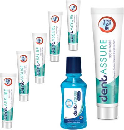 ASSURE Dentassure Toothpaste + Dentassure Mouthwash Combo