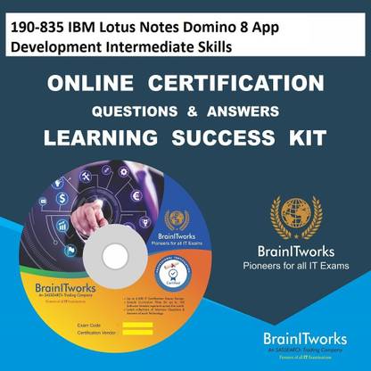 SAPSMART 190-835 IBM Lotus Notes Domino 8 App Development Intermediate Skills Online Certification Learning Made Easy