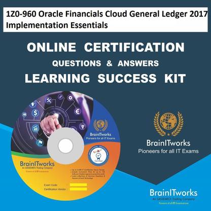 SAPSMART 1Z0-960 Oracle Financials Cloud General Ledger 2017 Implementation Essentials Online Certification Learning Made Easy
