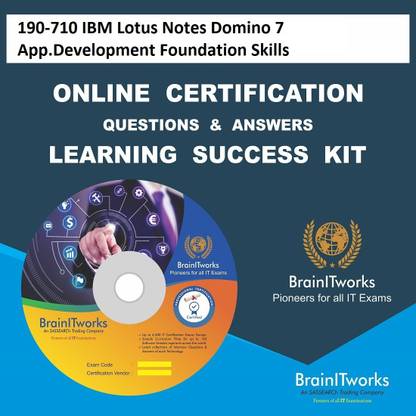 SAPSMART 190-710 IBM Lotus Notes Domino 7 App.Development Foundation Skills Online Certification Learning Made Easy