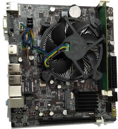 ZEBRONICS H61 Mboard + i5 3470 Processor + 4GB DDR3 Ram + CPU Fan LGA 1155Socket ATX Intel H61 Express  Chipset DDR3 Motherboard for Desktop