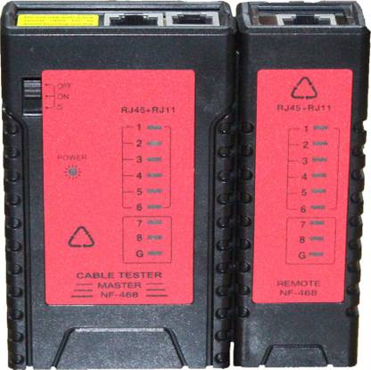 Mult-Equip Rj45 lan tester wire tester cable tester Rj45 Rj11 Network lan cable tester wire tester cable tracker wire tracker Lan tester RJ45 and RJ11 Network Cable Line Tester Network Interface Card