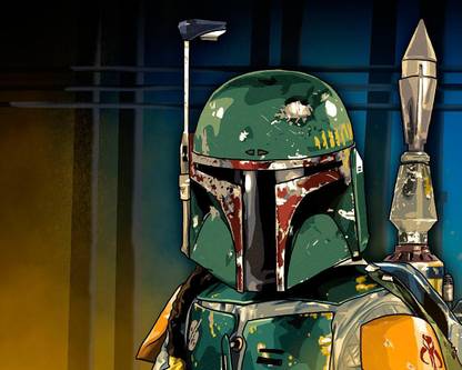 Akhuratha Poster Movie Star Wars Boba Fett HD Wallpaper Background Fine Art Print