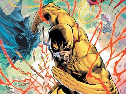 Flashpoint Reverse-Flash HD Wall Poster Paper Print