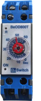 JR Electrokits ON DELAY TIME SWITCH, 0 TO 60 SECONDS, WORKS ON 230VAC Indoor Plug-In Electronic Timer Switch