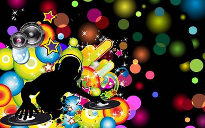 Music DJ HD Wallpaper Background Fine Art Print