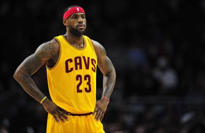 Sports Cleveland Cavaliers Basketball LeBron James Wall Poster Paper Print