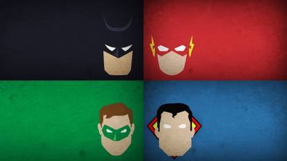 Comics Justice League Of America Batman Flash Green Lantern Superman HD Wallpaper Background Paper Print