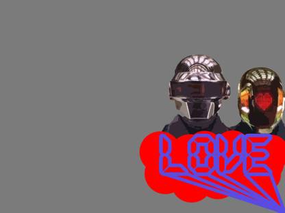 Music Daft Punk Band (Music) France Love HD Wallpaper Background Fine Art Print