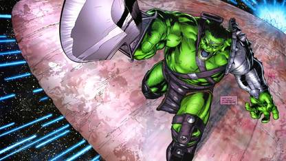 World War Hulk Frameless Fine Quality Poster Paper Print