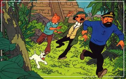 The Adventures Of Tintin Wall Poster Paper Print