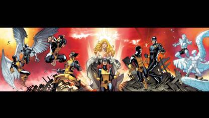 PL X-men: First To Last Cyclops Wolverine Emma Frost HD Wall Poster 13*19 inches Paper Print