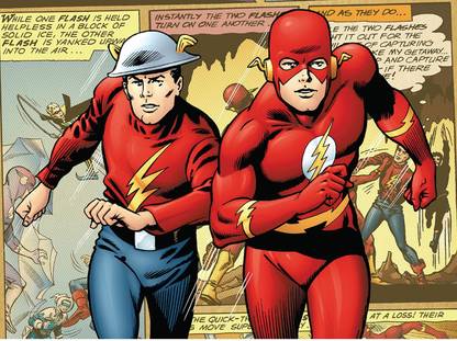 Comics The Flash Flash HD Wallpaper Background Fine Art Print