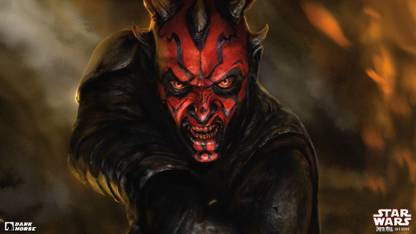 Comics Star Wars Darth Maul Sith HD Wallpaper Background Fine Art Print