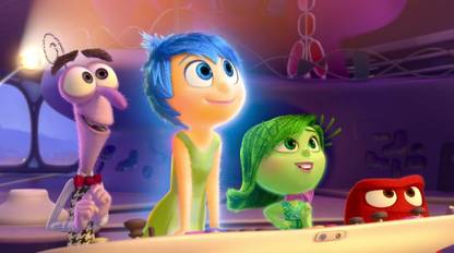 Movie Inside Out Joy Fear Disgust Anger HD Wallpaper Background Paper