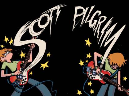Scott Pilgrim Comic HD Wall Poster Paper Print
