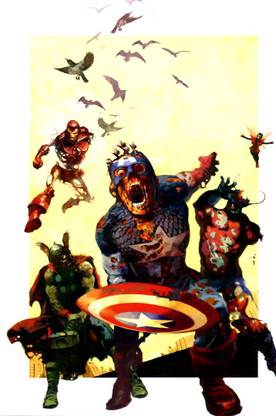 PL Marvel Zombies Wall Wall Poster 13*19 inches Paper Print