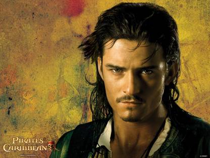 Movie Pirates Of The Caribbean Will Turner Orlando Bloom HD Wallpaper Background Paper Print