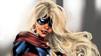 Comics Captain Marvel HD Wallpaper Background Photographic Paper