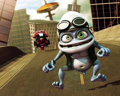 AnanyaDesigns Music Crazy Frog DJ HD Wall Poster Paper Print