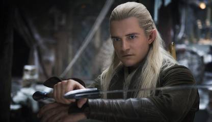 Movie The Hobbit: The Desolation Of Smaug Orlando Bloom HD Wallpaper Background Paper Print
