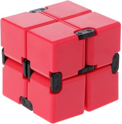 kingsbuy Infinity Cube for Stress Relief - (Red)