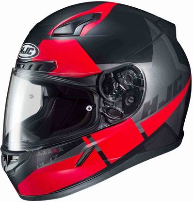 HJC CL 17 Boost MC1SF Black Red Motorbike Helmet