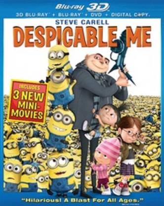 Despicable Me 3D Blu-ray region PG