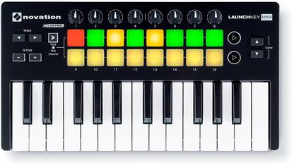 Novation Launchkey-Mini-MK2 25-Key USB MIDI Controller Novation AMS-Launchkey-Mini-MK2 25-Key USB MIDI Controller Digital Portable Keyboard