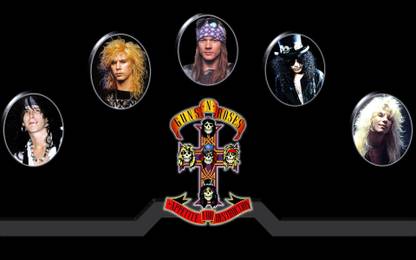 Music Guns N' Roses Band (Music) United States HD Wallpaper Background Fine Art Print
