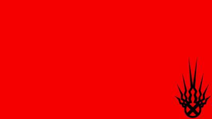 Wall Poster Static-X Red Logo Paper Print