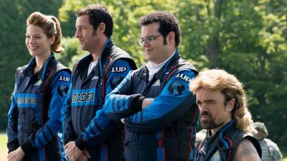 Movie Pixels Adam Sandler Michelle Monaghan Peter Dinklage Josh Gad HD Wallpaper Background Paper Print