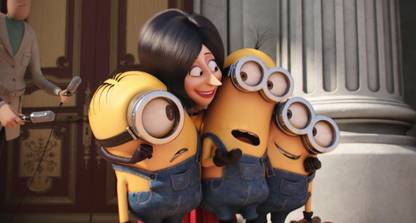 Movie Minions Scarlet Overkill Bob Stuart Kevin HD Wall Poster Paper Print