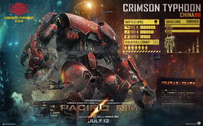 Akhuratha Poster Movie Pacific Rim HD Wallpaper Background Fine Art Print