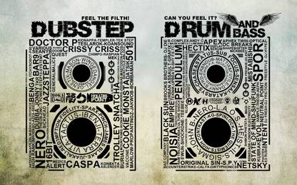 Music Dubstep HD Wallpaper Background Fine Art Print