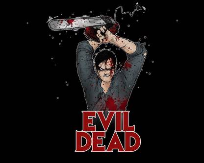 Movie Evil Dead (1981) Evil Dead Chainsaw HD Wall Poster Paper Print
