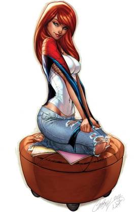 Spider-man Spider-Man Mary Jane Watson Frameless Fine Quality Poster Paper Print