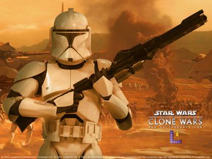 Movie Star Wars: The Clone Wars Clone Trooper HD Wallpaper Background Paper Print