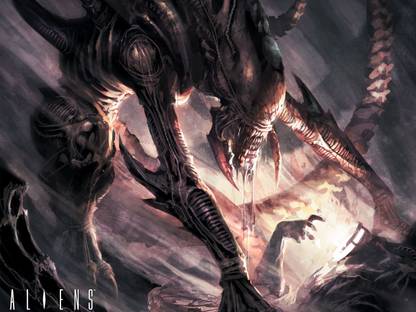 Aliens Alien Xenomorph Wall Poster Paper Print