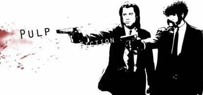 Movie Pulp Fiction HD Wall Poster Paper Print