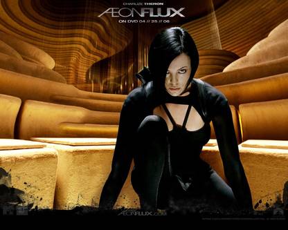 Akhuratha Poster Movie Aeon Flux Charlize Theron HD Wallpaper Background Fine Art Print