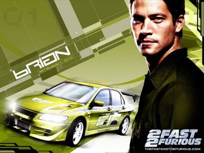 Movie 2 Fast 2 Furious Fast & Furious Paul Walker HD Wallpaper Background Paper Print