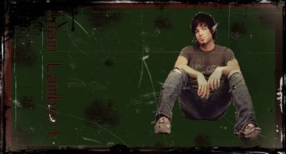 Music Adam Lambert Grunge Green HD Wallpaper Background Fine Art Print