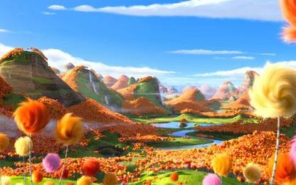 Movie The Lorax HD Wall Poster Paper Print