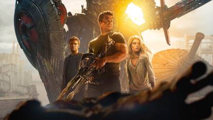 PWL Transformers: Age Of Extinction Transformers Shane Dyson Jack Reynor Tessa Yeager Nicola Peltz Cade Yeager Mark Wahlberg Wall Poster 13*19 inches Matte Finish Paper Print