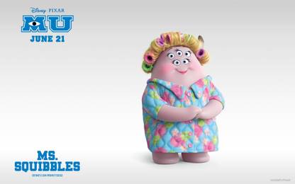 Movie Monsters University Sheri Squibbles HD Wallpaper Background Paper Print