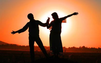 Music Dance Love Romantic HD Wallpaper Background Fine Art Print