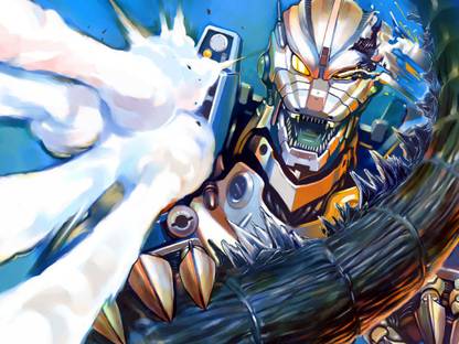 Akhuratha Poster Movie Godzilla Vs. Mechagodzilla Godzilla HD Wallpaper Background Fine Art Print