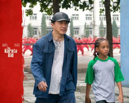 Athah 220 GSM Paper WALL POSTER 13*19 Inches The Karate Kid (2010) Jaden Smith The Karate Kid Paper Print